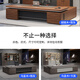 New office furniture double cabinet boss table office desk and chair combination simple modern president table executive desk executive table 2.0 meters boss table (including single cabinet)