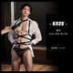 男性制服2025新款性感男士专用大码攻速战袍sm羞耻丁字裤 白衬衫+领带+弹力带 均码 建议体重110-160斤