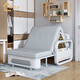 Daihu pliage lit déjeuner pause napte lit simple personne célibataire accompagnant lit chaise salon pliant chaise de bureau hôpital de travail simple (8 pièces à partir de) 0,8 mètres de la technologie de lavage gratuite [avec style éponge en latex