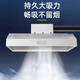 Range hood commercial rural earth stove stainless steel smoke exhaust hood large suction wind power hotel kitchen purifier integrated machine 120*60 single fan 880 watts-Daoyou net quality warranty 8