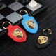 
Big Wa Country Porsche Key Chain Shield Cayenne Macan718Panamera911Taycan Key Chain Ring Buckle Black