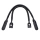 Diyoubao Reisetasche Spezielle Ersatztransporte Handgürtel Herrenbeutel Reisetasche Accessoires Herrenhandgurtliste Kaufen Sie schwarze Matt -Reisetasche Handgürtel Hellgoldr 2 Stücke