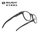Rudy Project [699 Shopping] Cadre de lunettes de myopie pour hommes et femmes Fashion Retro Business Full Full Student Lunes Optical TRA STAP SEPT 02 FLAT Light Black / Black