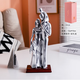 Qingjiang inspire les cadeaux pour la femme et la famille de quatre ornements pour le 10e anniversaire de mariage naissance 15935 Silver + Lettrage Fourni + Famille Boy