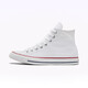 匡威（Converse）官方All Star经典帆布男女高帮休闲运动小白鞋101009 101009/白色 40