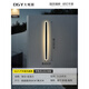 Daguanyuan (DGY) Luz de pared impermeable al aire libre Luz de parrilla minimalista Sala de estar Bonding Aura Aura Luz de nueva línea Luz Zhongshan Lámpara 003o 9227-150cm-neutral luz