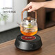 Electric pottery stove tea maker household small mini electric tea stove iron kettle pottery pot glass tea stove 3 ceramics - black pottery Haiwuya electric pottery stove 1000w