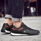 Naikpllo (Naikpllo) Herrenschuhe atmungsbezogene lässige Schuhe Männer laufen Sportschuhe Männer Reiseschuhe tragen resistente Schuhe Herren Non-Schlupfschuhe Männer schwarze A695 42