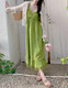 Gem City high-end white suspender dress draped bohemian travel seaside vacation skirt super fairy dress 4333 long skirt M