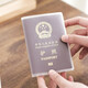 Ji Meng Passport Cover Passport Cubierta protectora Transparente Pasaporte Pasaporte Pasaporte Pasaporte Pasaporte Pasaporte Certificado de pasaporte Paquete 5 (transparente)