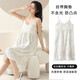 Modal nightgown for women in summer, summer suspender loose pajamas for women in summer, thin Korean style, fresh and can be worn outside student home clothes 01MC6627 L _[Suggest weight 100-120Jin [Jin equals 0.5 kg]]