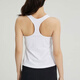 Nike vest women's summer new fashion hook fitness yoga training sportswear breathable casual sleeveless T-shirt DV9898-100 comes with chest pads without displacement XL
