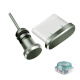 TialstpvivoiQOOX27 mobile phone dust plug OPPORenoType-c charging port dust plug deep black + storage box