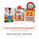 Osmo children's mathematics enlightenment board game, pizza shop management game for 5-12 years old, addition and subtraction fraction operation, business thinking training, iPad tablet interactive educational toy