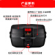 Garderi Motorcycle Trunk Trunk Pedal de liberación rápida Batería Electric Battery Caja de herramientas universal de almacenamiento extra grande Caja trasera 698 Negro 45L