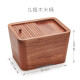 Chuxin solid wood rice barrel insect-proof rice storage box 20Jin [Jin equals 0.5kg] moisture-proof sealed rice cylinder rice box flour barrel rice container grain storage barrel solid wood rice barrel (10kg package) - ebony