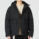 Adidas Herrenkleidung, neue winddichte und warme Sportbekleidung, modische Kapuze -Down -Jacke, Jacke, HN9930 L