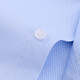 Shanshan White Shirt Herren-Langarmgeschäft Casual Formal Formal tragen kostenlose Eisenarbeit kostenlose Eisenhemd TCT3882 Blau Jacquard 40