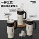 
Vanow Big Mac High-Perfect Thermos Cup Women's Large Capacity Straw Car Bottle Ceramic Inner Liner Ice Water Cup Customized Sakura Powder Silver 1050ml (Ceramic Inner Liner)