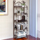 
Worm-style bathroom storage rack Floor-standing bathroom washbasin rack Toilet and kitchen storage rack Layer rack z675 Z674-4 floor white