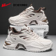 Huili zapatos oficiales para hombres de moda zapatos deportivos versátiles para hombres nuevos zapatos de papá con suela gruesa para hombres zapatos casuales transpirables arroz 40 40