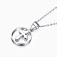 Pt.Charm New Year's gift platinum pendant women's cross platinum pendant pt950 platinum necklace birthday gift for girlfriend customized 2.2-2.3