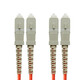 Wolf Light Telecommunications Grade LC-LC-SC-FC-STER Gigabit Multimode Dual Core Optical Fiber Litch Tradiver Duplex Pig Quetker (Optical Module Double Fibre Dediated Cavar) SC-SC Multimode Dual Core 200 mètres