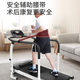 McGordon elderly treadmill foldable installation-free rehabilitation training walking machine for middle-aged and elderly people fitness exercise equipment walking machine for seniors Athens Black
