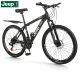 Jeep JEEP Bicycle Mountain Bike Adult Double Disc Brake Shock Absorption 27-speed 27.5-inch Variable Speed ​​Off-Road Middle School Students Mobility Men's and Women's Road Bike-Knight Black