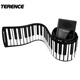 Terence Hand-rolled Piano 88 Key Professional Edition Folding Portable Electronic Keyboard Instrument