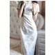 DuYanzhi (DuYanzhi) new Chinese style retro white dress for women in summer ancient style improved cheongsam young girl's gentle first love skirt white 846 S 90Jin [Jin equals 0.5 kg] below