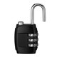 Flying ball padlock suitcase lock dormitory door tool box lock drawer anti-theft warehouse lock dormitory gym lock 3-digit password lock 丨lock beam thick 3.8mm FQ-829