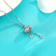 Yuan Shengfu's new PT950 boutique fashion gourd pendant platinum pendant atmospheric platinum necklace pendant for women 2.08g