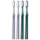 Hard-bristled toothbrush for deep cleaning in wind and rain, stain removal, durable independent toothbrush gray*2+green*2