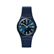Swatch [Recommended for hot products] Swatch Swiss watch simple luminous student waterproof pointer quartz watch Gentleman blue 2.0 SO28N702