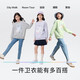 Balabala Children's's Clothing Girls Sweat-shirt Spring Wear 2024 Mediadise Children's à manches longues Round Round Necol Pullover mignon Tendance Pet 208124121002