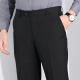 Hongdou Hodo men's trousers men's business formal solid color slim men's trousers S5 black 32