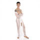 Sexy underwear men's underwear thong sexy sexy lace bathrobe long transparent slit S g094 black nightgown + underwear