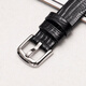 
Adapted to Armani women's genuine leather strap AR11148 11390 11146 lizard pattern 14 cowhide watch strap black-silver pin buckle 14mm