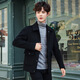 Filixidi woolen coat men's autumn and winter new men's wool short jacket jacket men's casual woolen top black M