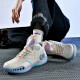Phantom 3 zapatos de baloncesto para zapatos para niños para niños y zapatos deportivos de adolescentes para la superficie de cuero de los estudiantes sin deslizamiento Kobe Junior High School 'Sneakers 866 Beige Mesh - Air Cushion Model 40 Tamaños Sigue para enviar calcetines de baloncesto + Braceletas fluorescentes