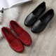 Han Xuefei (HanxueFeizi) Frühlings- und Herbst-Mutter-Schuhe Single Schuhe Lederschuhe Weiche Sohle bequem