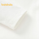 Balabala children's clothing girls T-shirt long sleeve inner autumn wear sweet print original white 10101-201324100010 110cm