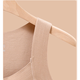 Qijian Women's cashmere light, comfortable and soft skin warm slim fit with chest pad vest Khaki XXL