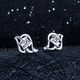 Saturday Fortune Girl Fashion 18k Gold Diamond Earrings Angel Kiss KGDB091275 About 10 Cents Birthday Gift