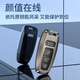 Digalen Audi Key Deckung Neues A6L A8L/Q7/A3/A7/Q8 Schlüsselbeutel Q4 Neue Energy Schlüsselkette Männer und Frauen High-End-Schutzhülle Neue Space Grau + Lederschlüsselkette