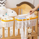 Worthbuy (Worthbuy) Nachthänge Korbkorb Kinder am Nachtbeutel Baby Zaun Windel Schachtel Baby Windeln Hängende Beutel mit Wandhängezubehör (18,5*14*11)