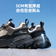 Kamel (Kamel) [Kompass] Neue Herbst- und Winter wasserdichte Wanderschuhe weiche Elastizität bequeme Anti-Kollisionszehenschuhe im Freien Arbeiten Schuhe G14A171689 Grau/Schwarz 38