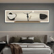 Abstract character bedroom bedside decoration painting light luxury feeling master bedroom second bedroom room background wall hanging painting hotel pattern JD15253 200*60cm suitable for 2 meters bed or living room