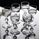 BOHEMIA Czech original imported crystal glass spirit cup white wine cup high foot cup soju cup home set diamond legs white wine cup 50ml single price